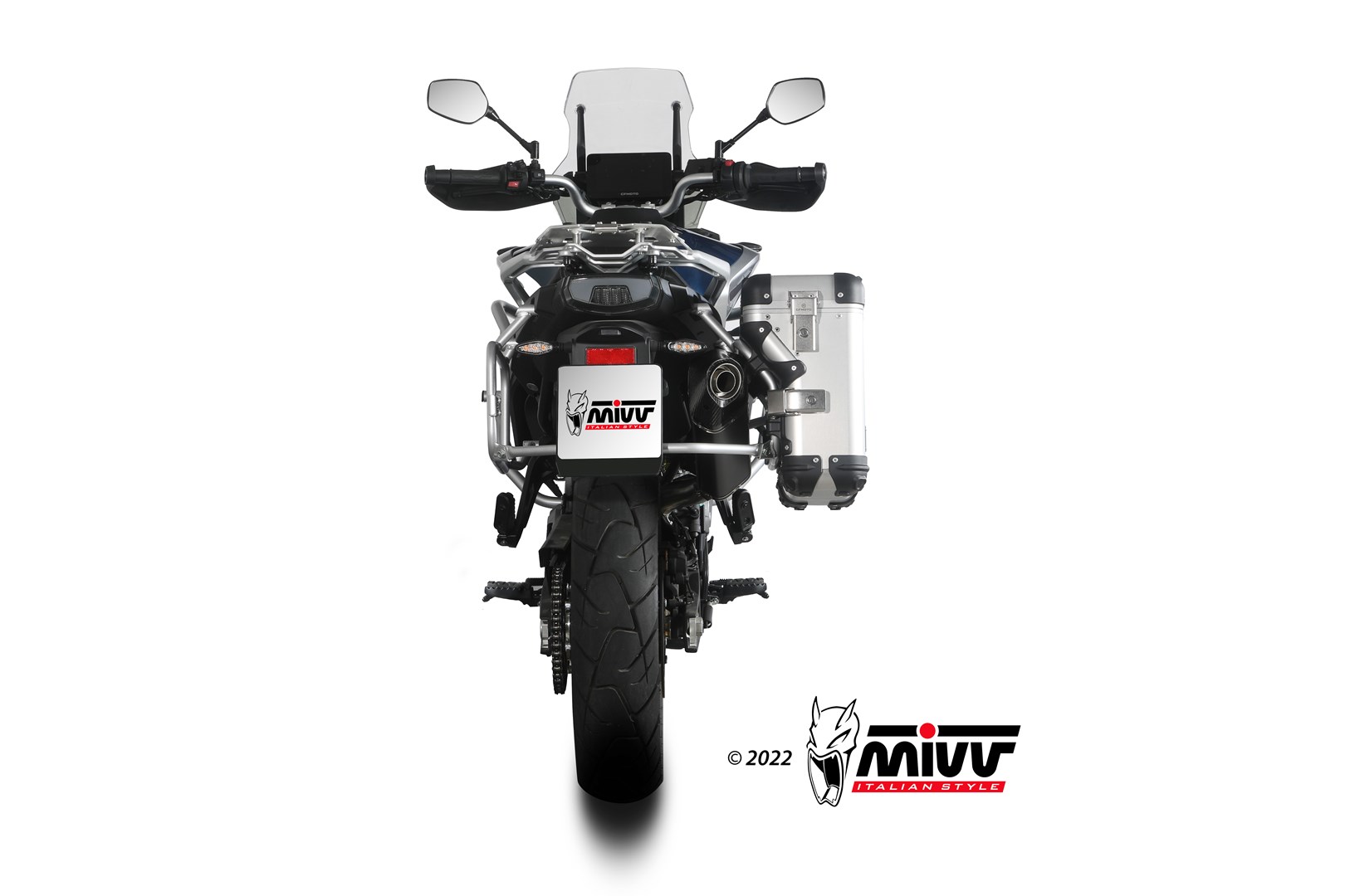 MIVV koncovka výfuku CFMoto 800MT SPEED EDGE C73.CF.001.LRB Černá