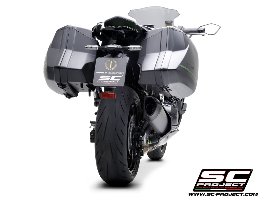 SC-PROJECT KAWASAKI NINJA 1000 SX (2021 - 2024) SC1-R titanový výfuk, matná černá