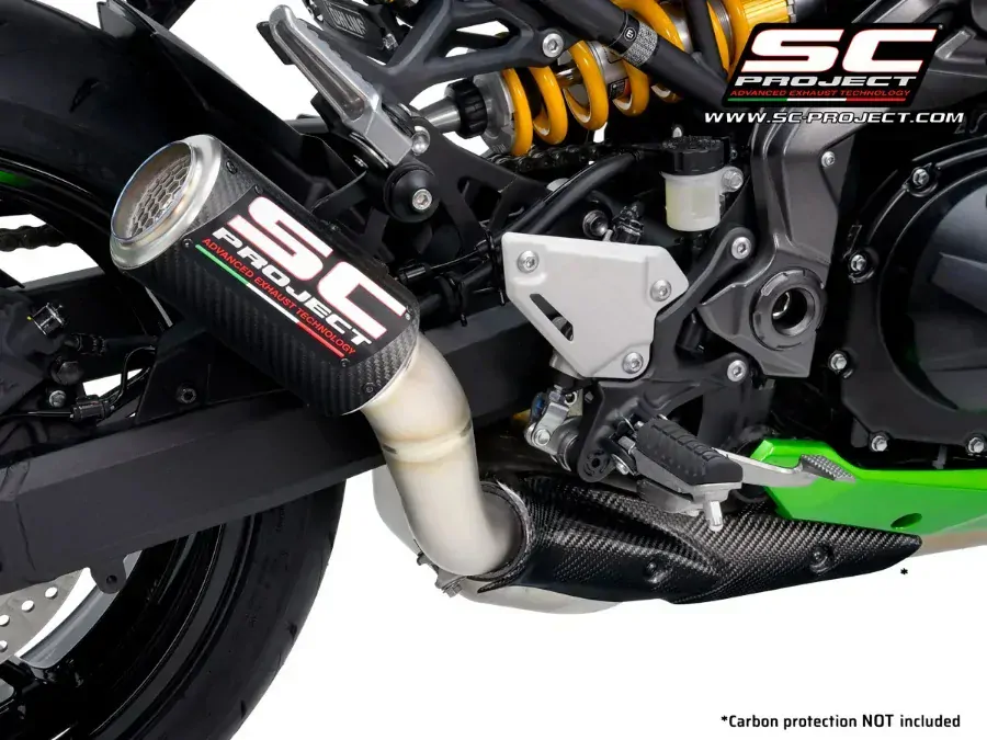 SC-PROJECT KAWASAKI Z900 (2020-2024) E5 S1 CR-T tlumič výfuku carbon