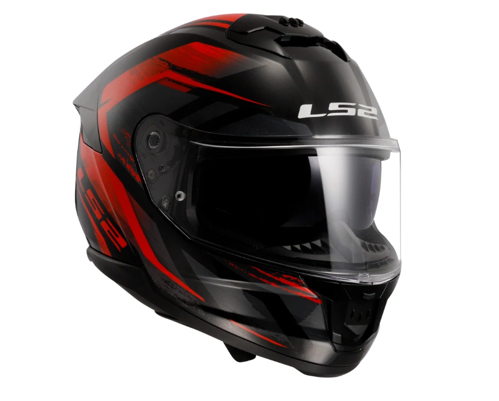 LS2 Integrální moto přilba FF808 STREAM II FURY BLACK RED