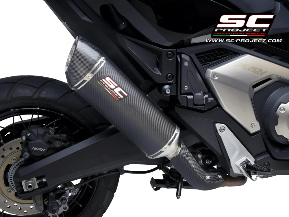 SC-PROJECT výfuk z uhlíkových vláken SC1-R Honda Forza 750 (2021-2024)