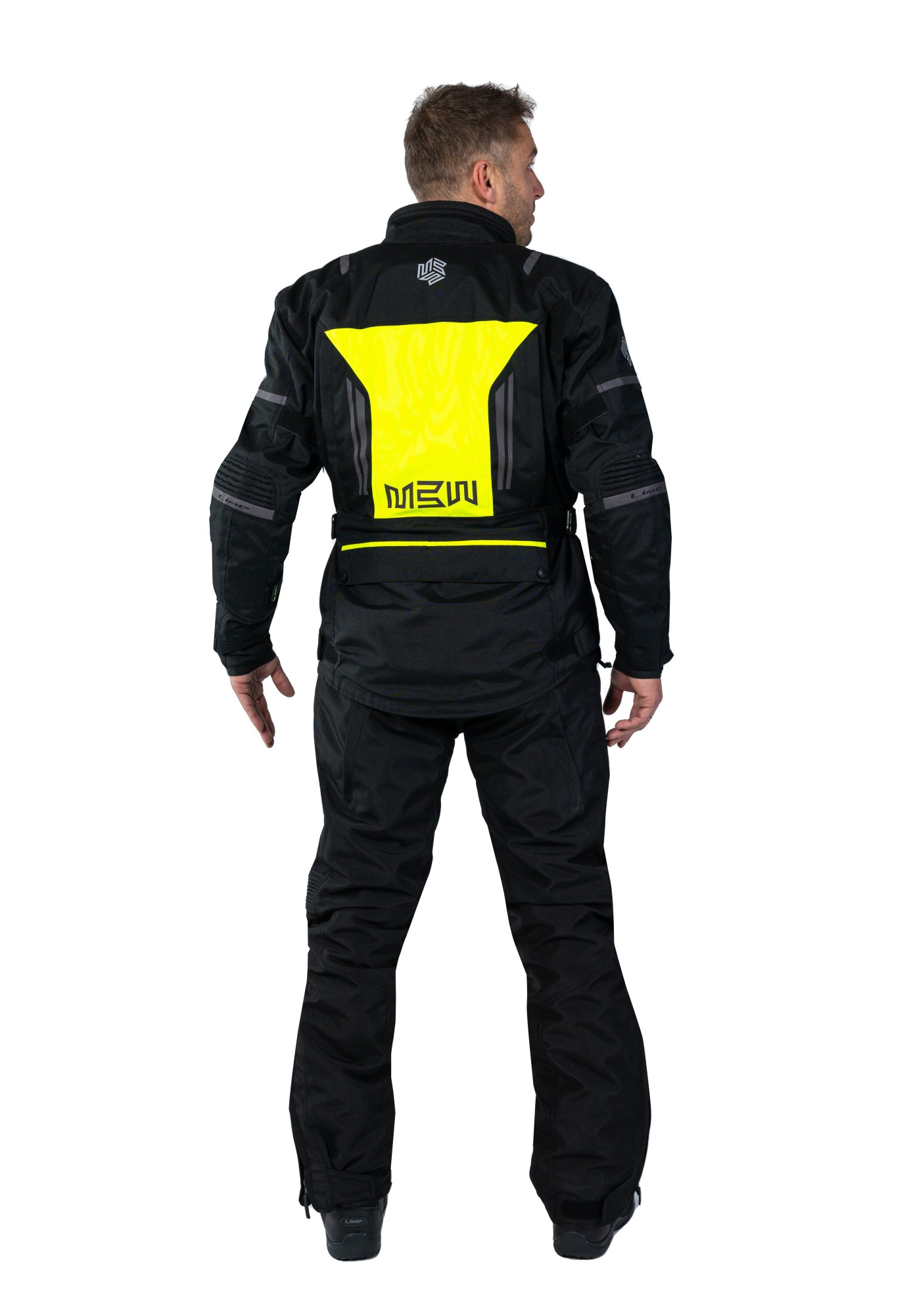 MBW Pánské textilní moto kalhoty ADVENTURE EVO PANTS YELLOW 