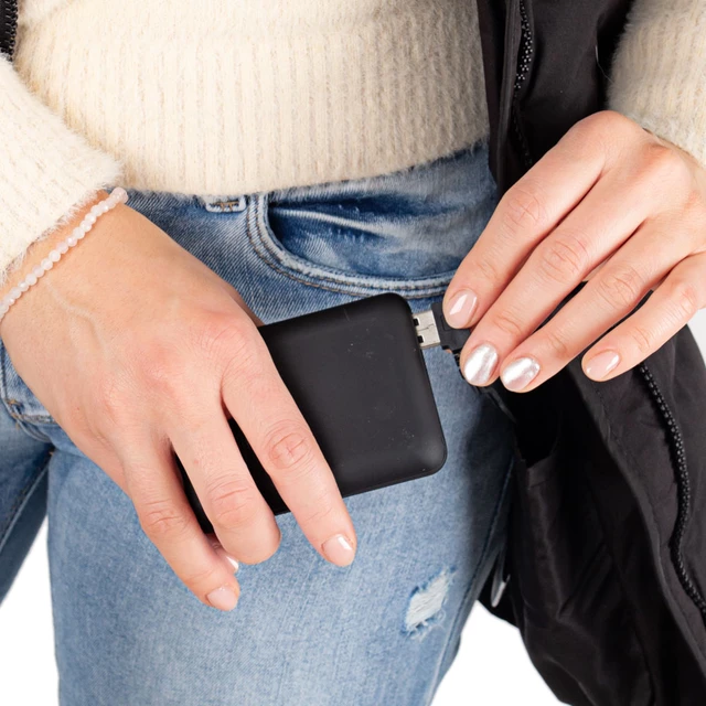  Dámská vyhřívaná vesta inSPORTline WARMelong - černá