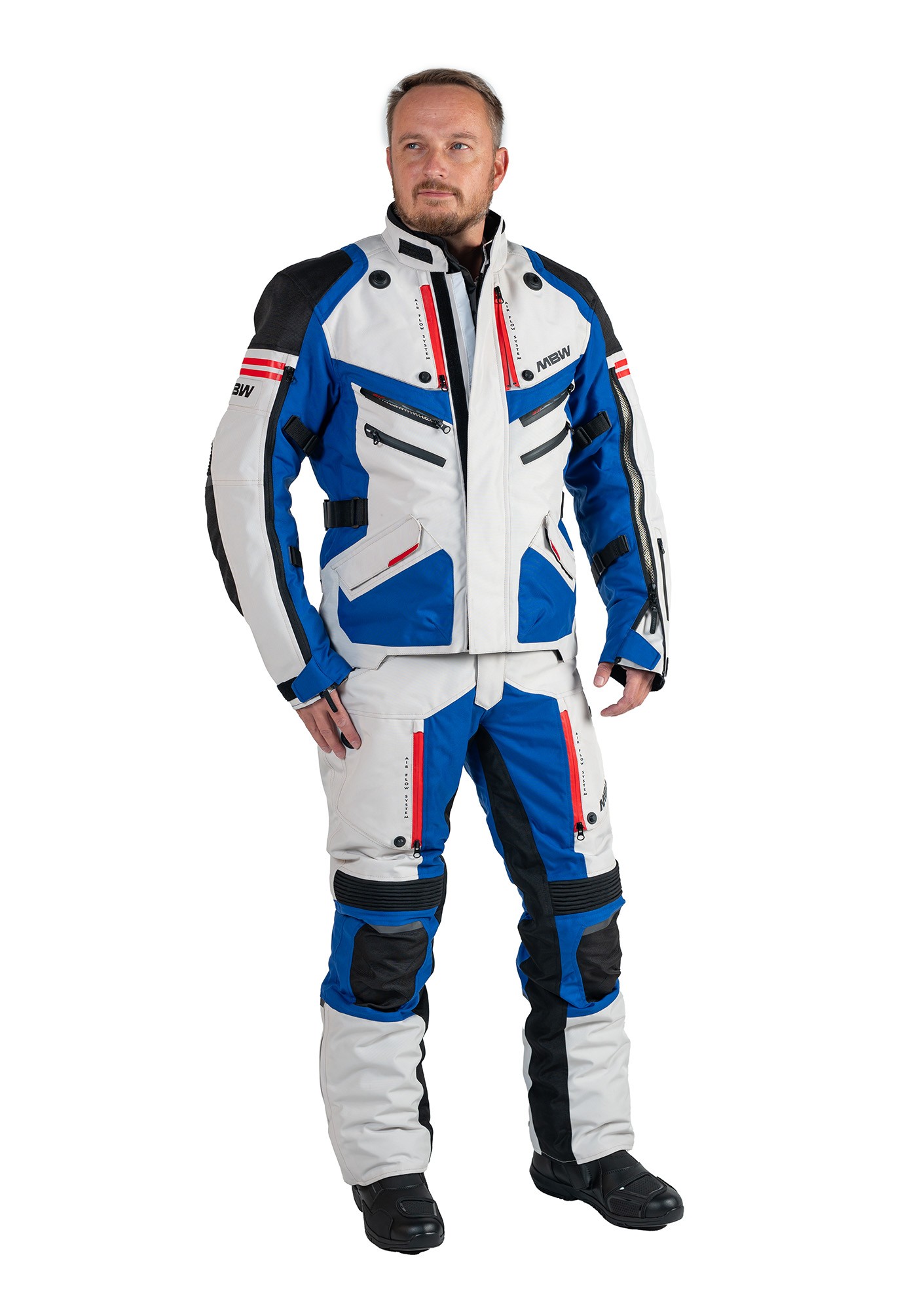 MBW Pánská textilní moto bunda CEDRIC