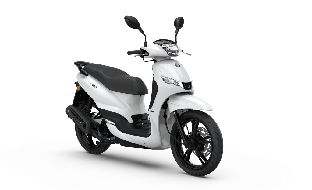 Peugeot Kisbee M 125-Antarctica White + ZADNÍ KUFR ZDARMA