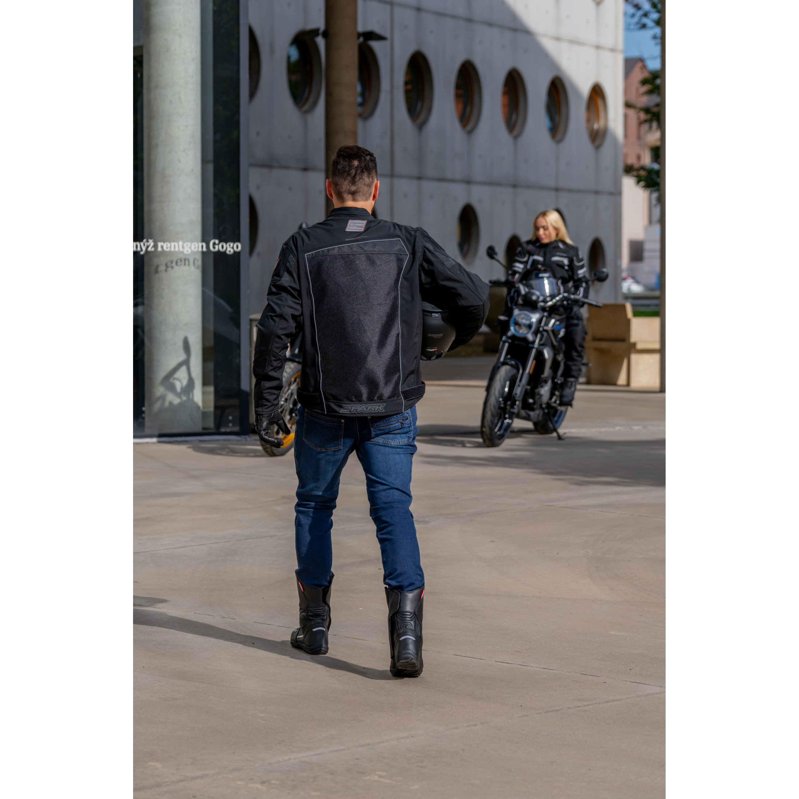 SPARK Pánská textilní moto bunda MONTAUK