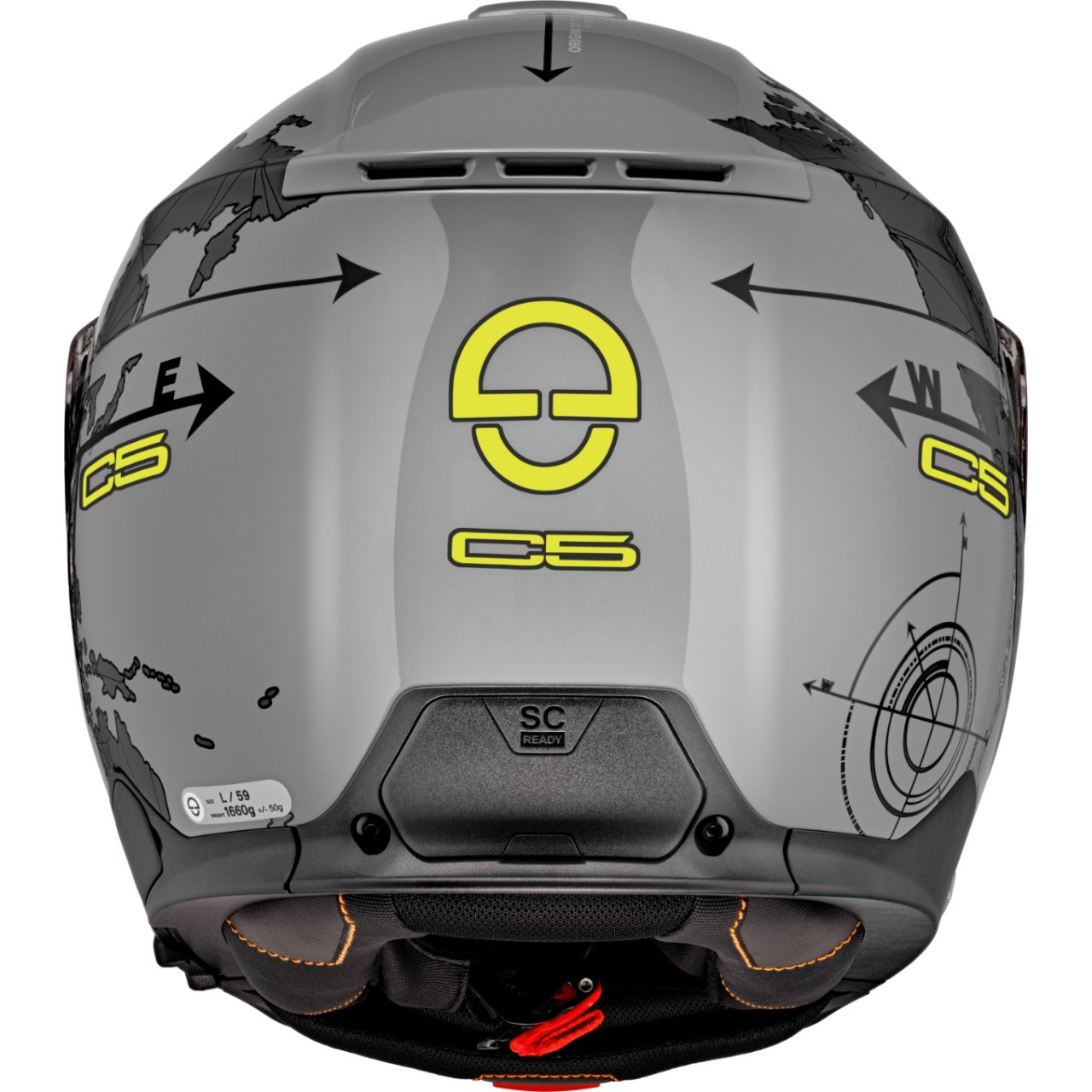 SCHUBERTH Vyklápěcí moto přilba C5 Globe Grey