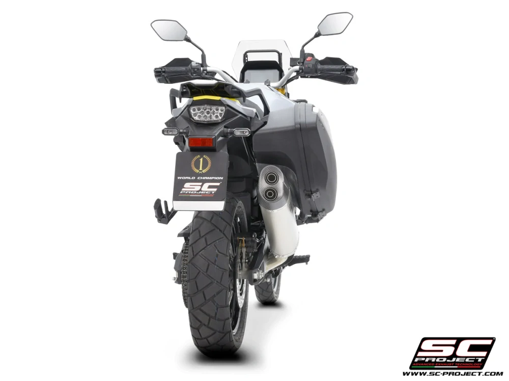 SC-PROJECT Titanový výfuk Adventure Suzuki V-STROM 800DE / 800SE (23-25) E5