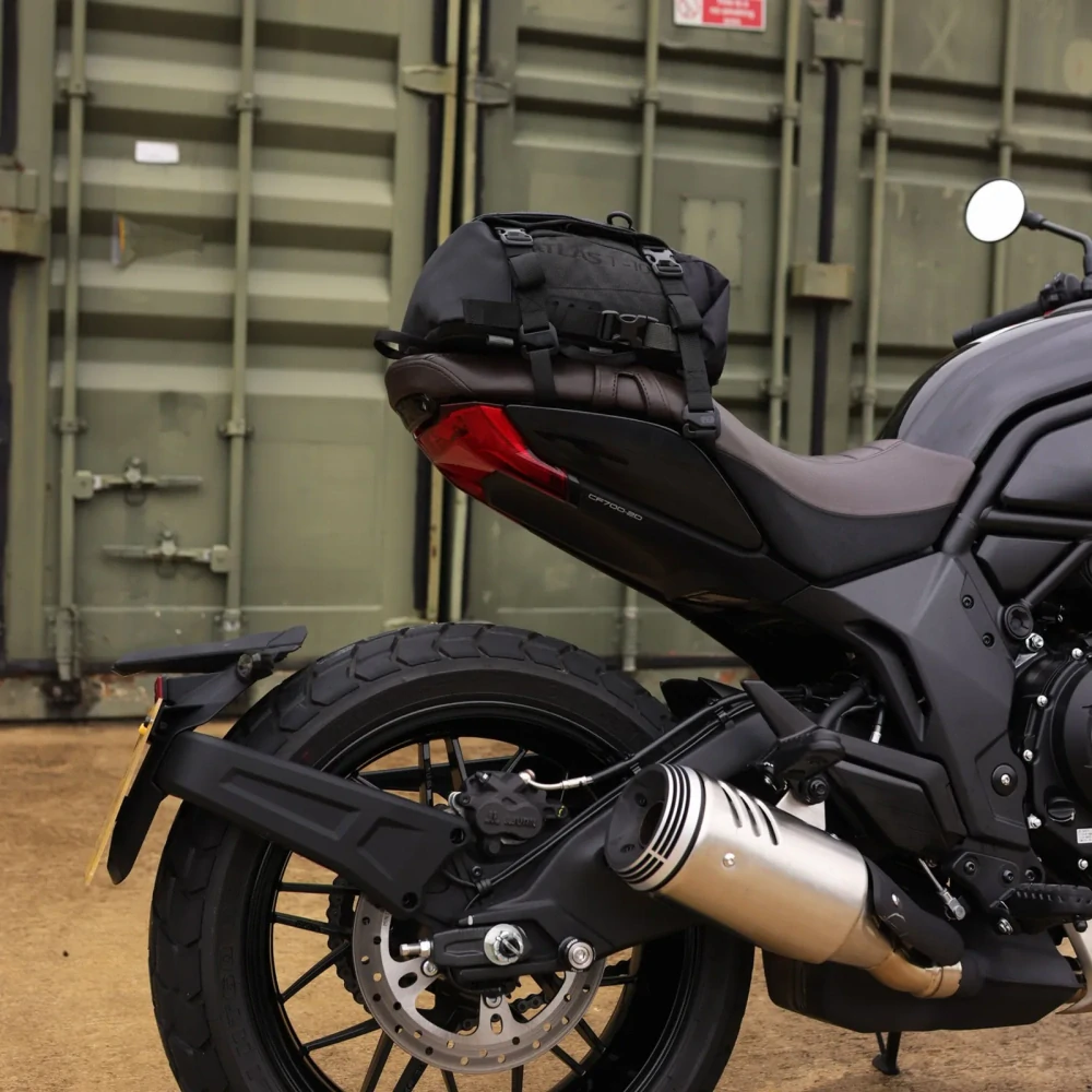 Brašna na sedadlo spolujezdce Atlas T-10 Advanced Tourpack, OXFORD (černá, objem 10 l)