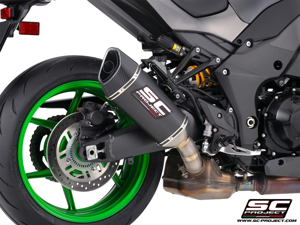 SC-PROJECT Kawasaki Z1100-SE 2026 Výfuk z uhlíkových vláken SC1-R