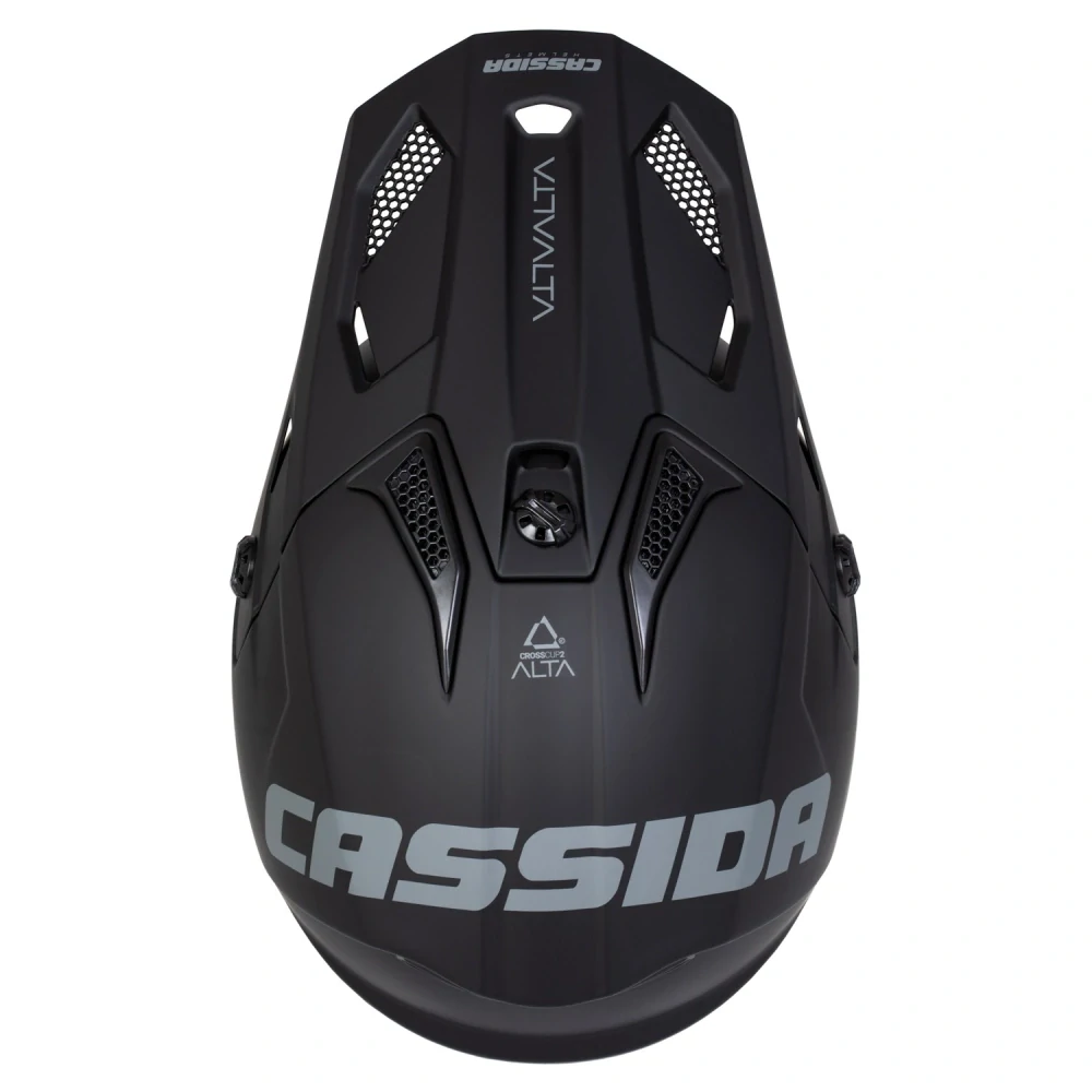 CASSIDA Dětská motocrosová přilba Cross Cup 2 Alta Junior černá/matná/šedá