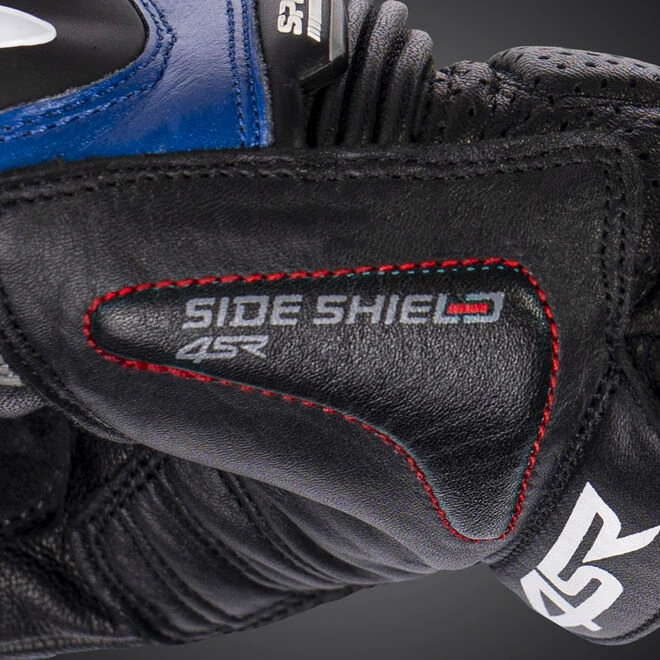 4SR Pánské kožené moto rukavice SPORT CUP PLUS EVO BLUE