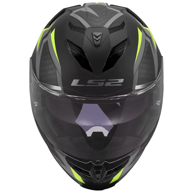 LS2 integrální helma FF818 STORM III DYNAMO BLACK H-V YELLOW