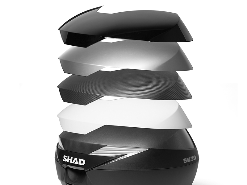SHAD Vrchní kufr na motorku SH39 carbon