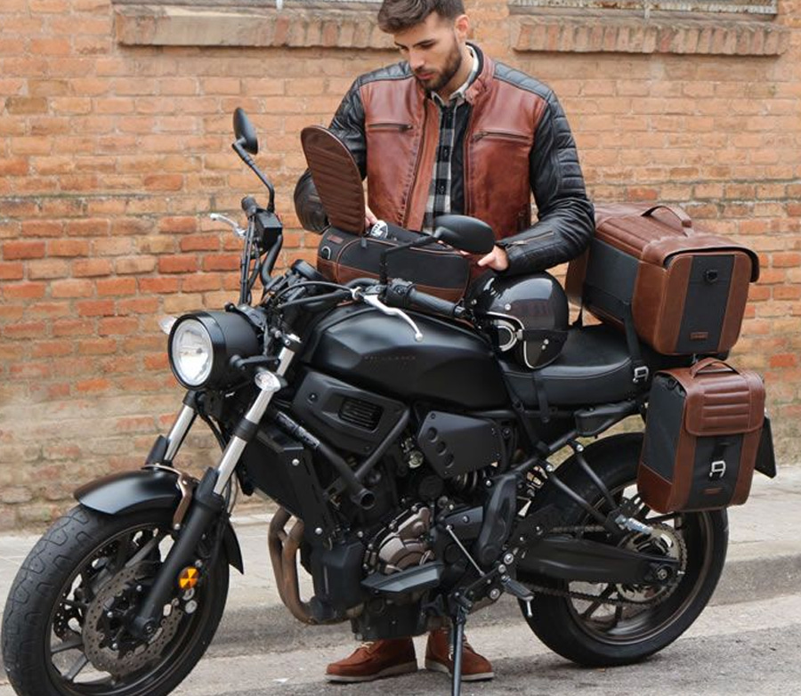 Boční brašna SHAD CAFE RACER SR38 10l hnědá