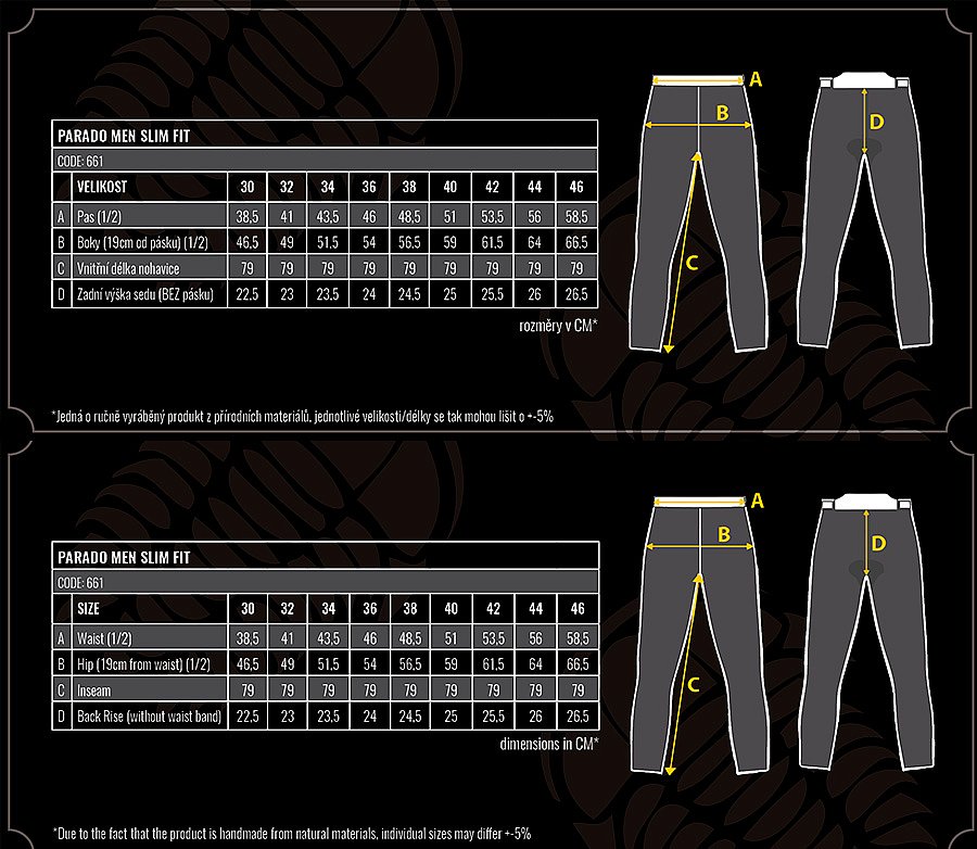 TRILOBITE Pánské kalhoty 661 PARADO SLIM FIT černé