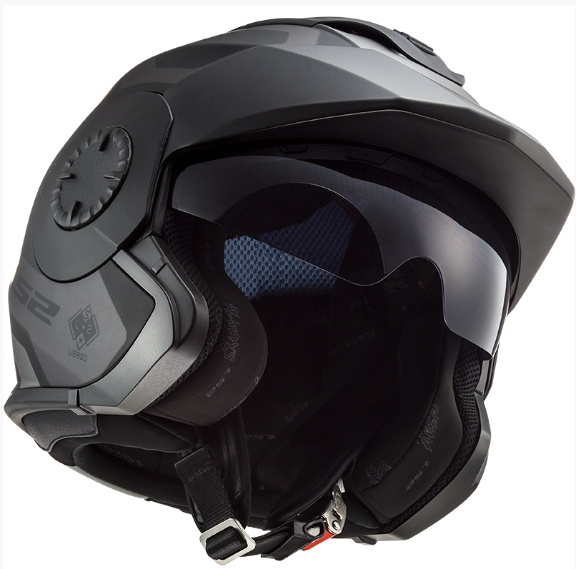 LS2 Otevřená moto přilba LS2 OF570 Verso matt titanium