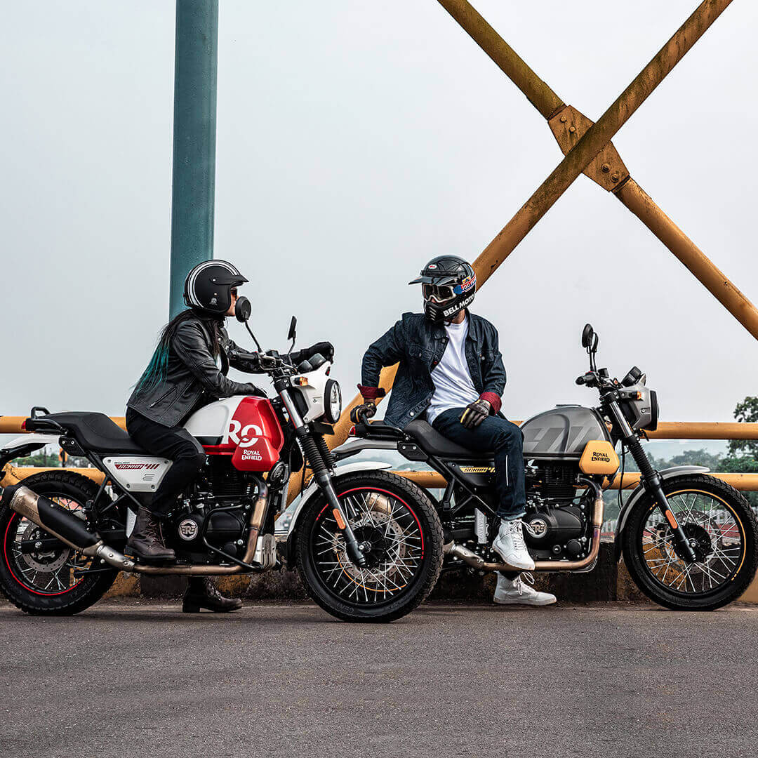 ROYAL ENFIELD Scram 411 Graphite Yellow 