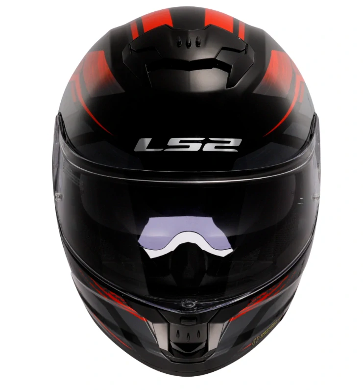 LS2 Integrální moto přilba FF808 STREAM II FURY BLACK RED
