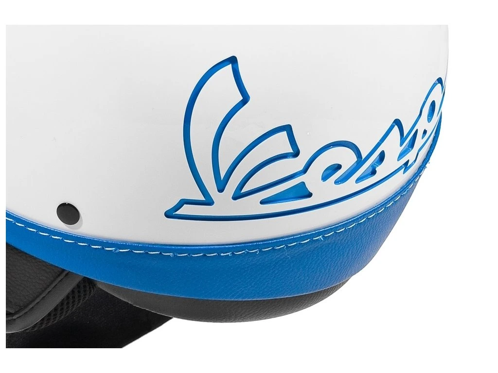 Přilba Přilba Vespa CLASSIC bílá modrá