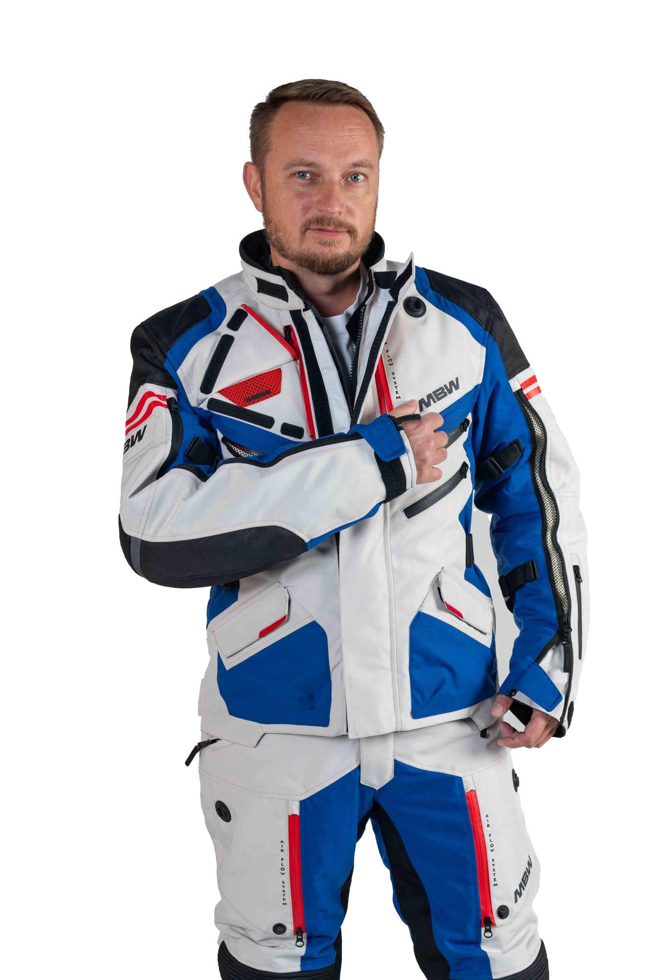 MBW Pánská textilní moto bunda CEDRIC