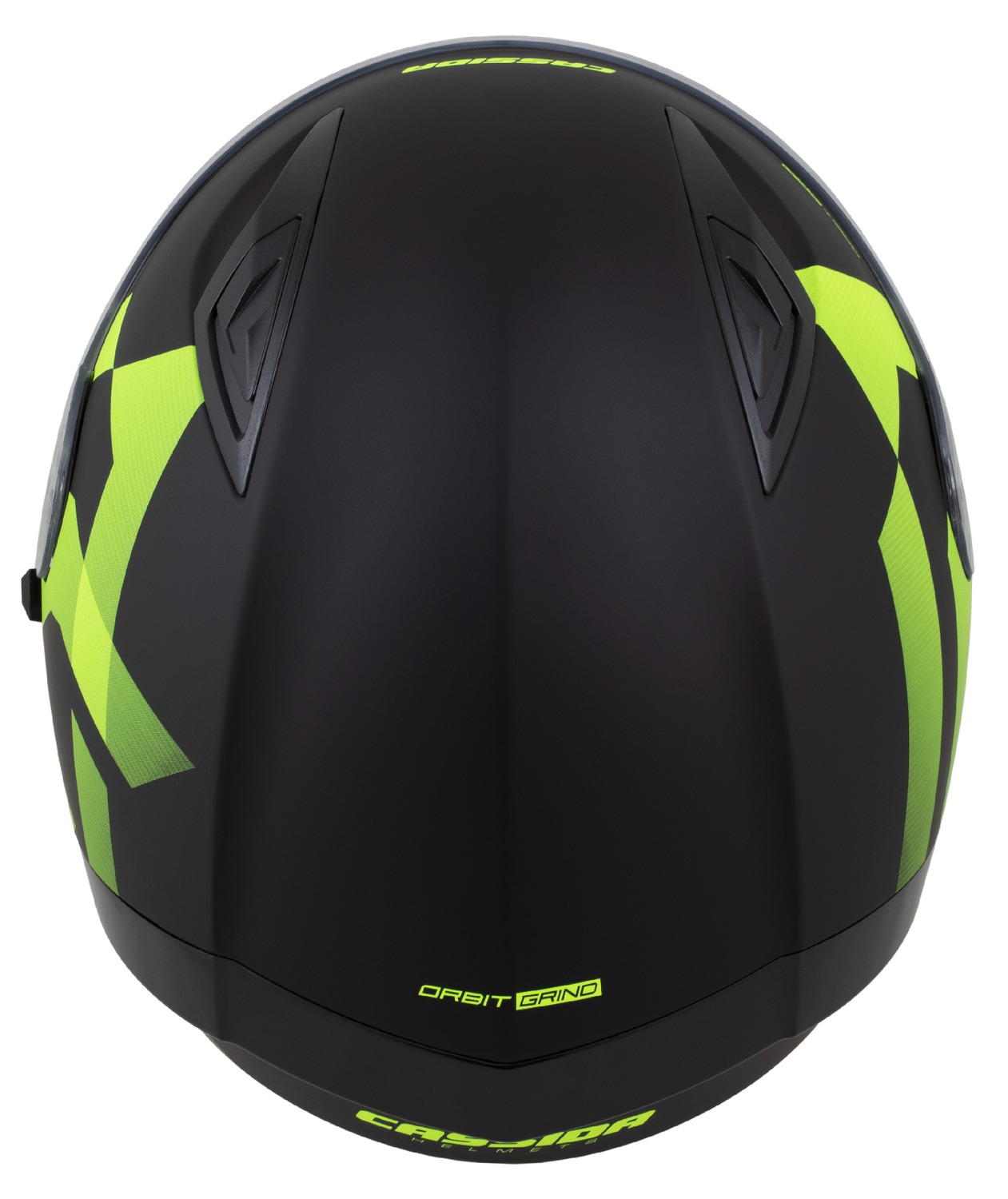 přilba Orbit Grind, CASSIDA  černá matná žlutá fluo