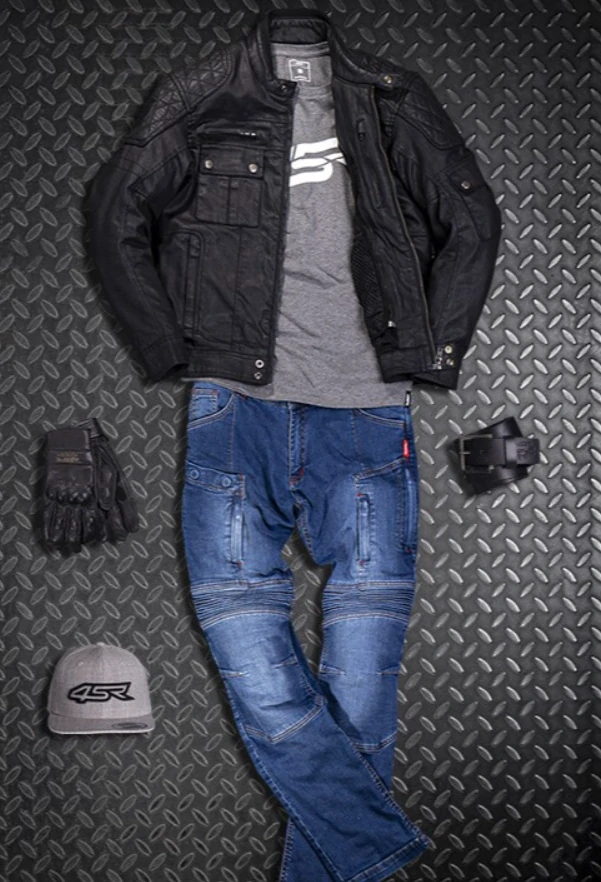 4SR Pánská textilní moto bunda Urban Cafe