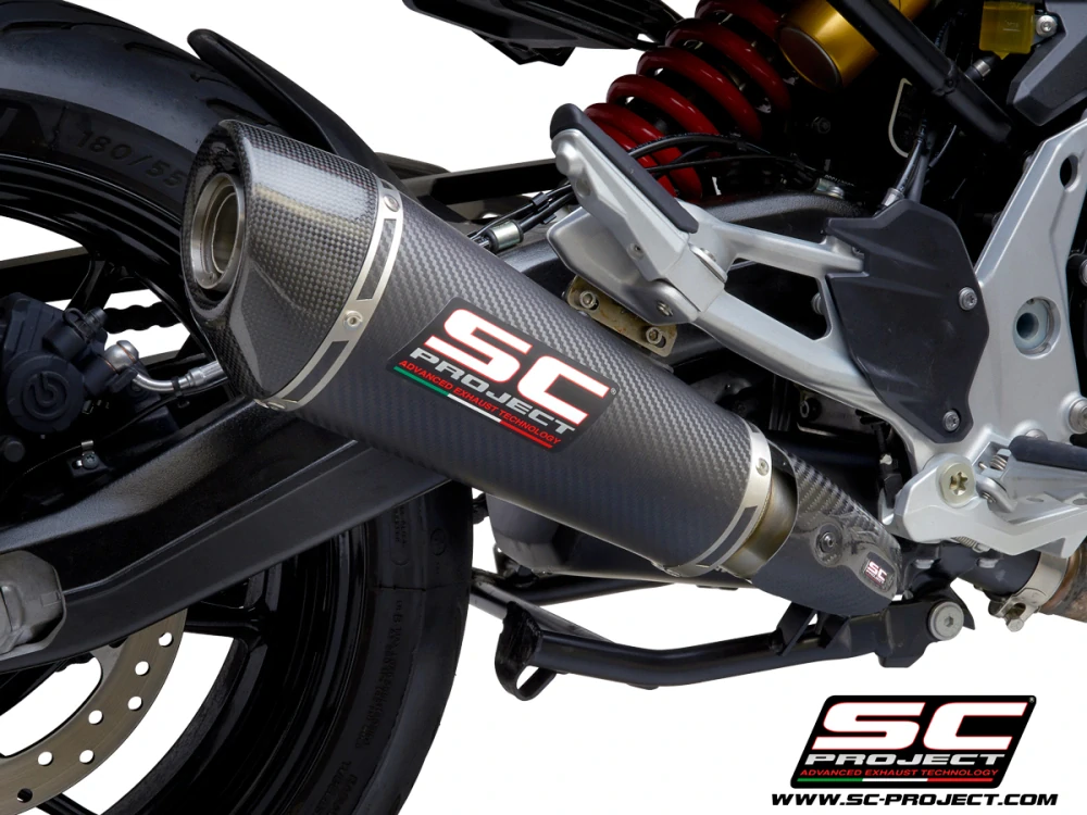 SC-PROJECT Kónický výfuk z uhlíkových vláken BMW F 900 XR (25) E5+