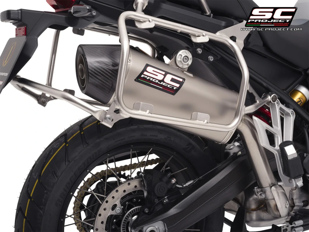 SC-PROJECT Titanový výfuk X-Plorer II GT BMW F 900 GS Adventure (24-25) E5+