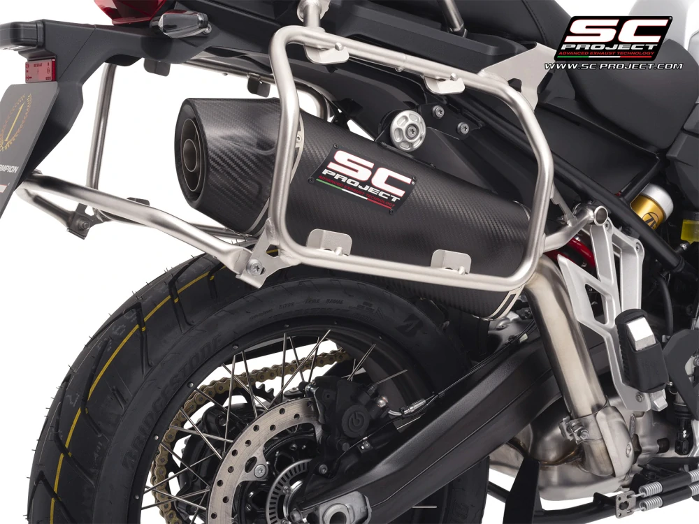SC-PROJECT Výfuk z uhlíkových vláken X-Plorer II GT BMW F 900 GS Adventure (24-25) E5+