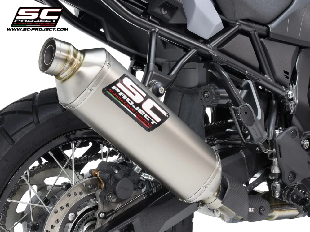 SC-PROJECT Titanový výfuk Rally Raid Suzuki V-STROM 800DE / 800SE (23-25) E5