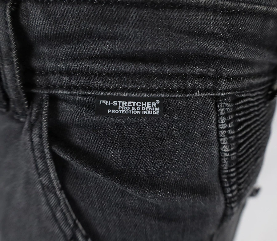 TRILOBITE pánské kalhoty 25604 ACID SCRAMBLER DOUBLELAYER SLIM FIT černé 