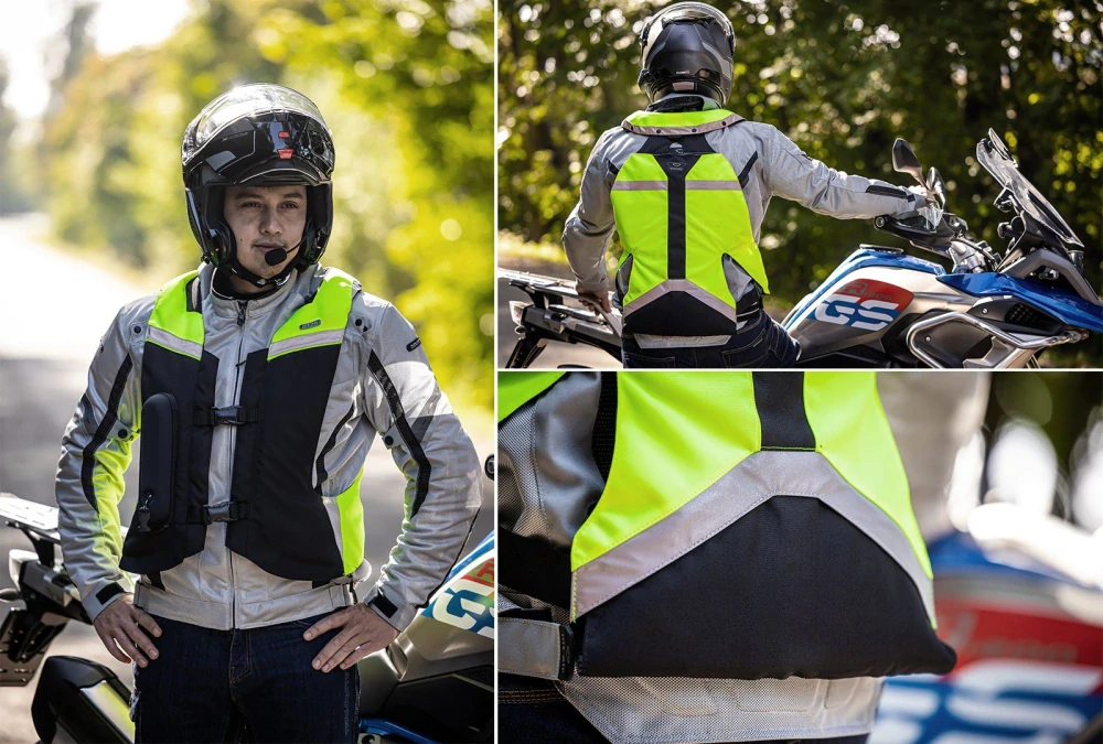 Airbagová motocyklová vesta Hit-Air MLV 2 černo-žlutá