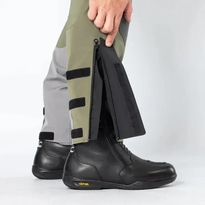 iXS pánské textilní moto kalhoty VENTURE-AIR 1.0 světle šedá-olivová