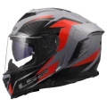LS2 integrální přilba FF818 STORM III DYNAMO GREY RED