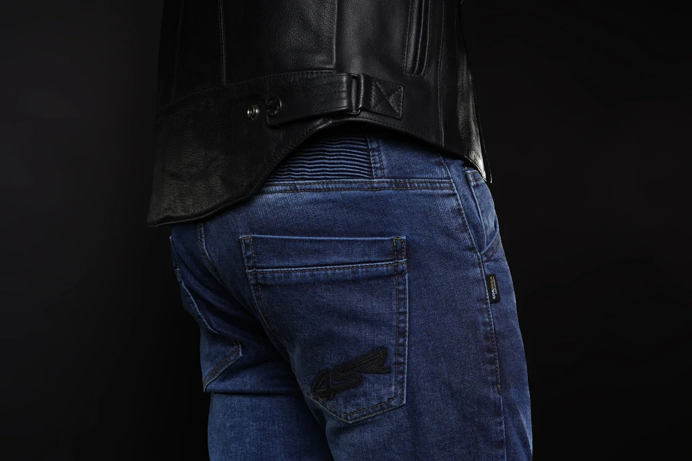 4SR Pánské moto jeansy GTS blue