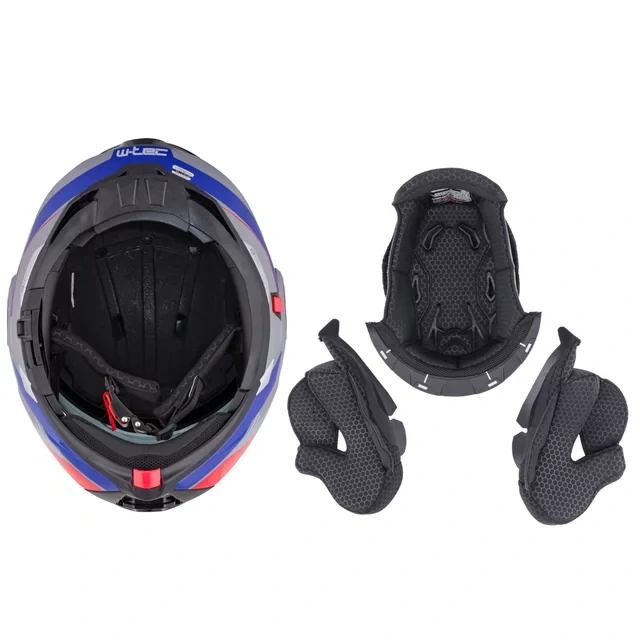 W-TEC překlopná helma ZOROZ glossy tricolor