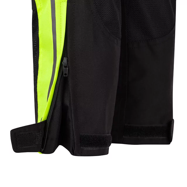 W-TEC dětské rostoucí letní moto kalhoty PINAPOCO černá/fluo