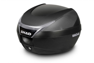 SHAD Vrchní kufr na motorku SH34 karbon