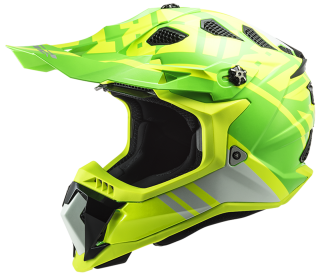 LS2 motokrosová helma MX700 SUBVERTER Gammax Gl. H-V Yellow Green 