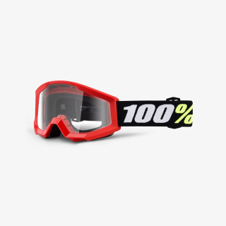 dětské motokrosové brýle 100% STRATA mini Gron red