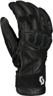 SCOTT Pánské kožené moto rukavice Sport ADV  black