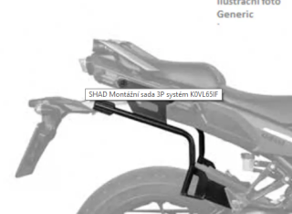 SHAD Montážní sada 3P systém pro KAWASAKI Vulcan S 650 2015-