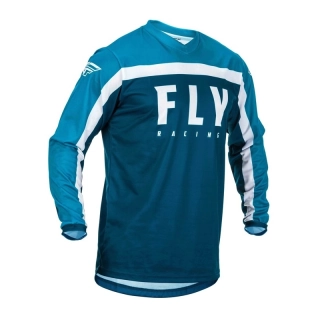 dres F-16, FLY RACING - USA (modrá/bílá) 