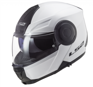 LS2 Výklopná moto přilba FF902 SCOPE Solid White
