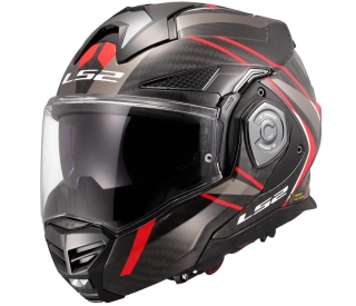 LS2 překlopná moto přilba FF901 ADVANT X C FUTURE II RED-06
