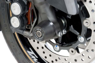 Padací protektory do osy kola PUIG černý pro KAWASAKI Versys 1000 (2012-2019)