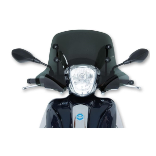 Plexi štít Fairing Faco kouřové 395x560 Piaggio Medley 2016-2019