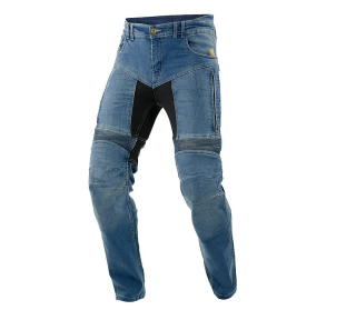 TRILOBITE pánské kalhoty 661 PARADO SLIM FIT modré prodloužené