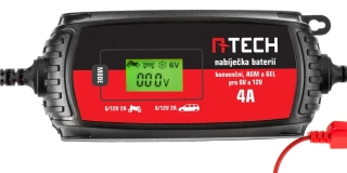 Nabíječka A-Tech 6/12 V, 120 AH, 4 A